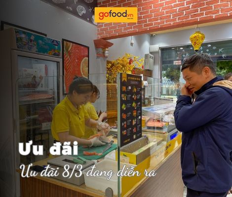 NGAY LÚC NÀY TẠI GOFOOD! - ƯU ĐÃI 8/3 VẪN ĐANG DIỄN RA...